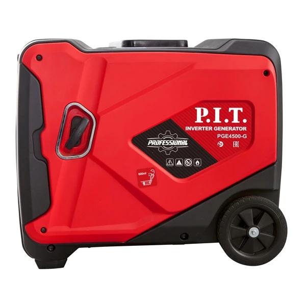 PIT PGE4500-G Генератор бензиновый инверторный P.I.T. PGE4500-G (4,5/4,2 кВт, 236см³, 4 такт, 2х220В, 12В, 18,3А)