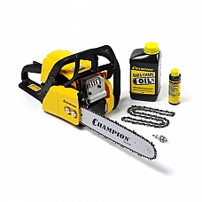 CHAMPION A232-14 Бензиновая цепная пила, 1,5 кВт, 31,8 см3, 14"-3/8-1,3-50E + подарок: масло для цепи 1л; свеча; цепь; масло для 2-тактных двигателей 0,1л. CHAMPION A232-14 Бензиновая цепная пила, 1,5 кВт, 31,8 см3, 14"-3/8-1,3-50E + подарок: масло для цепи 1л; свеча; цепь; масло для 2-тактных двигателей 0,1л.