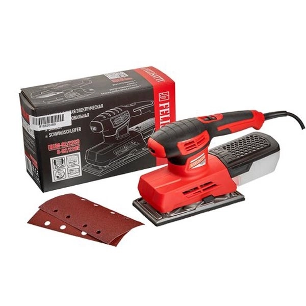 Felisatti ПШМ-92/220Э Felisatti Машина ручная электрическая плоскошлифовальная, 230 Вт., 92*187 мм., 6000-12000 об/мин.
