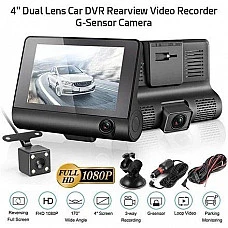 Автомобильный видеорегистратор LongLife P4 3в1 Full HD c камерой заднего вида
