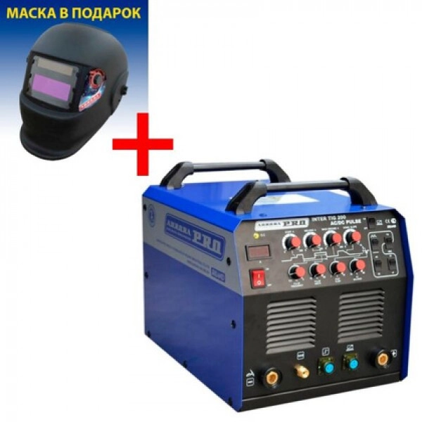 Сварочный полуавтомат Aurora OVERMAN 180 + маска Aurora A998F BLACK COSMO