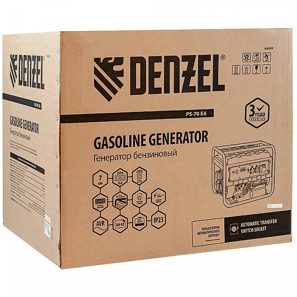 Генератор бензиновый DENZEL PS 70 EA