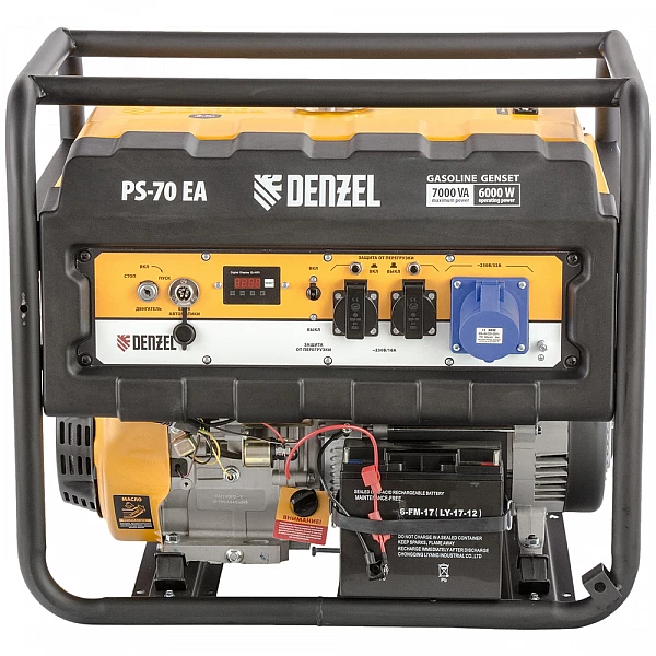 Генератор бензиновый DENZEL PS 70 EA