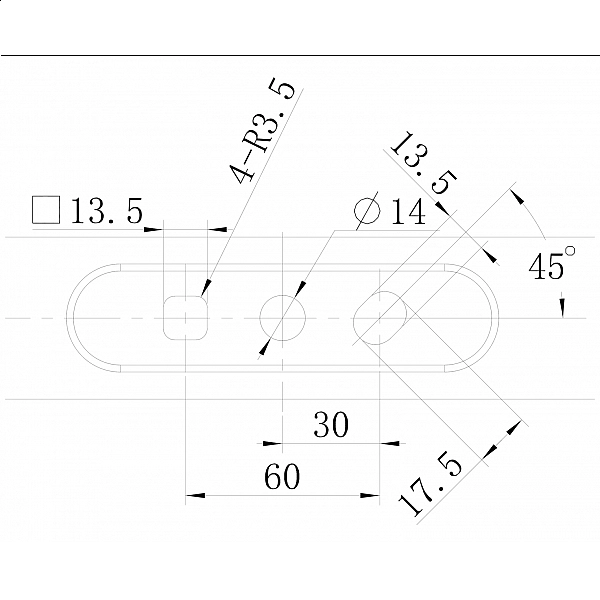 Нож 18 для газонокосилки HYUNDAI (46 см, блистер)