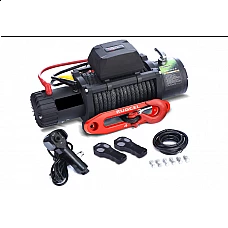 Лебёдка RUGCEL 4500 кг. с синтетическим тросом
