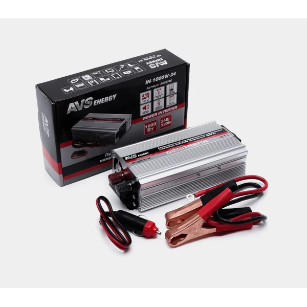 Автомобильный инвертор AVS IN-1500W-24