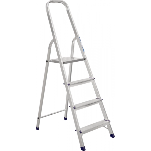 АЛЮМЕТ Ам704 Лестница-стремянка Алюмет АМ704 (40*20, 4-х ступ., алюминий, матовая)